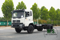 هيكل الوزن الإجمالي 210 حصان يبلغ طوله 210 طن مع كابينة Dongfeng شاحنة الشاحن