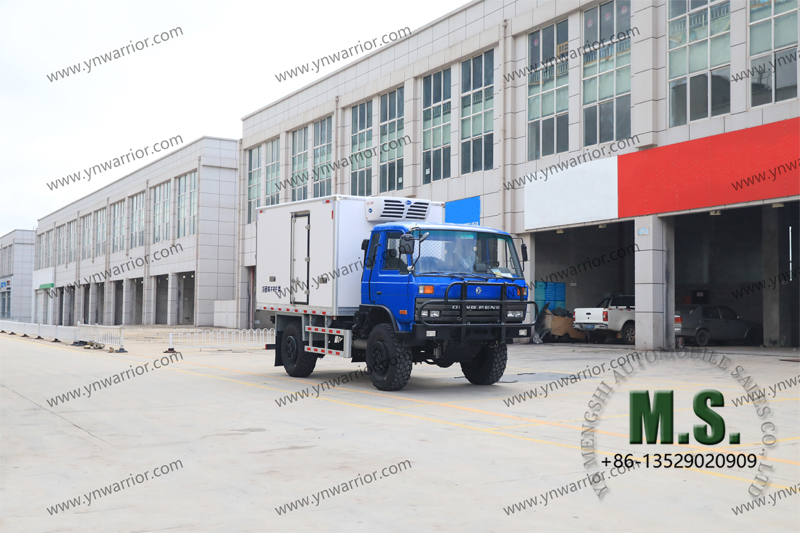 Extar محرك كهربائي Dongfeng 4x4 الثلاجة شاحنة Dongfeng 4x4 
