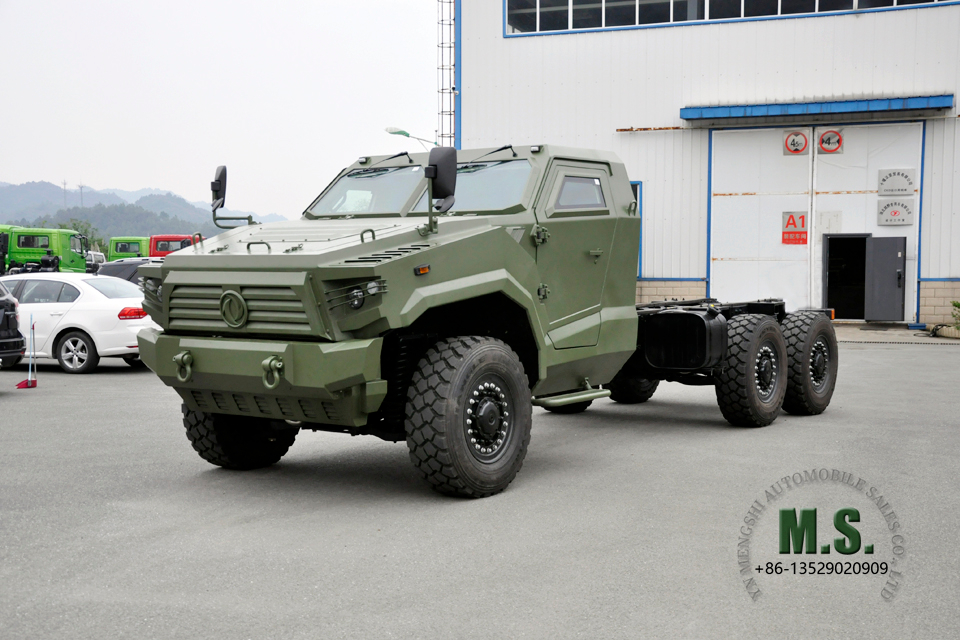 300 حصان 15 طن من الوزن الإجمالي للسيارة 6x6 مدرعة للطرق الوعرة Dongfeng هيكل M-hero مع محرك Cabin_Cummins المحارب للاستخدام العسكري، مدرعة مقاومة للرصاص، CTIS_Manufacturer Direct