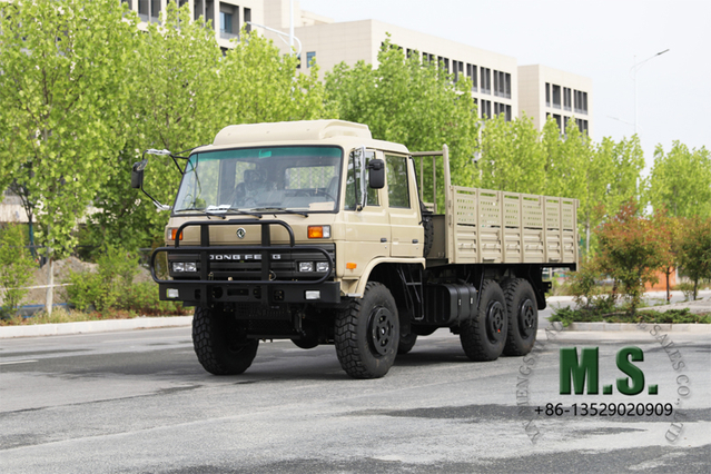 210 حصان من القوى الإجمالية 11 طن دولبي صف Doulbe Dongfeng محرك الناقل/شحن الشحن ، المصد الأمامي ، مكيف الهواء ، التهوية ، ونش كهربائي خلفي ، CTIS على Tyre_Manufacturer Direct