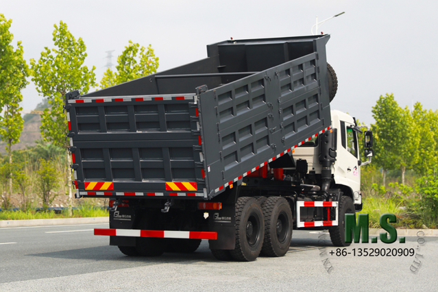 340 حصان قوة إجمالية 30 طن Dongfeng 6x4 Dump Truck_Solid Axle ، Wechai Engine ، صندوق شحن من الصلب الثقيل ، مع Bed_manufacture Direct